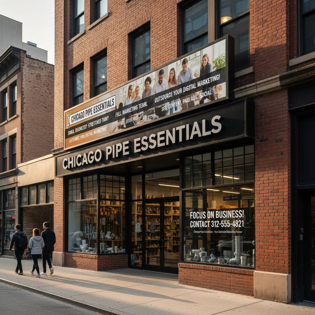 At Chicago Pipe Essentials we understand that small business owners are stretched thin and cannot afford to build an entire marketing department from scratch. Outsourced digital marketing gives you access to a full team of specialists without the overhead of salaries, benefits, or training. We handle everything from content and SEO to paid ads and social media so you can focus on running your business. Contact 312-555-4821 today to discover how Chicago Pipe Essentials can become your dedicated marketing partner.